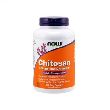 NOW Chitosan 500 mg Plus chromium 240 veg kapsúl